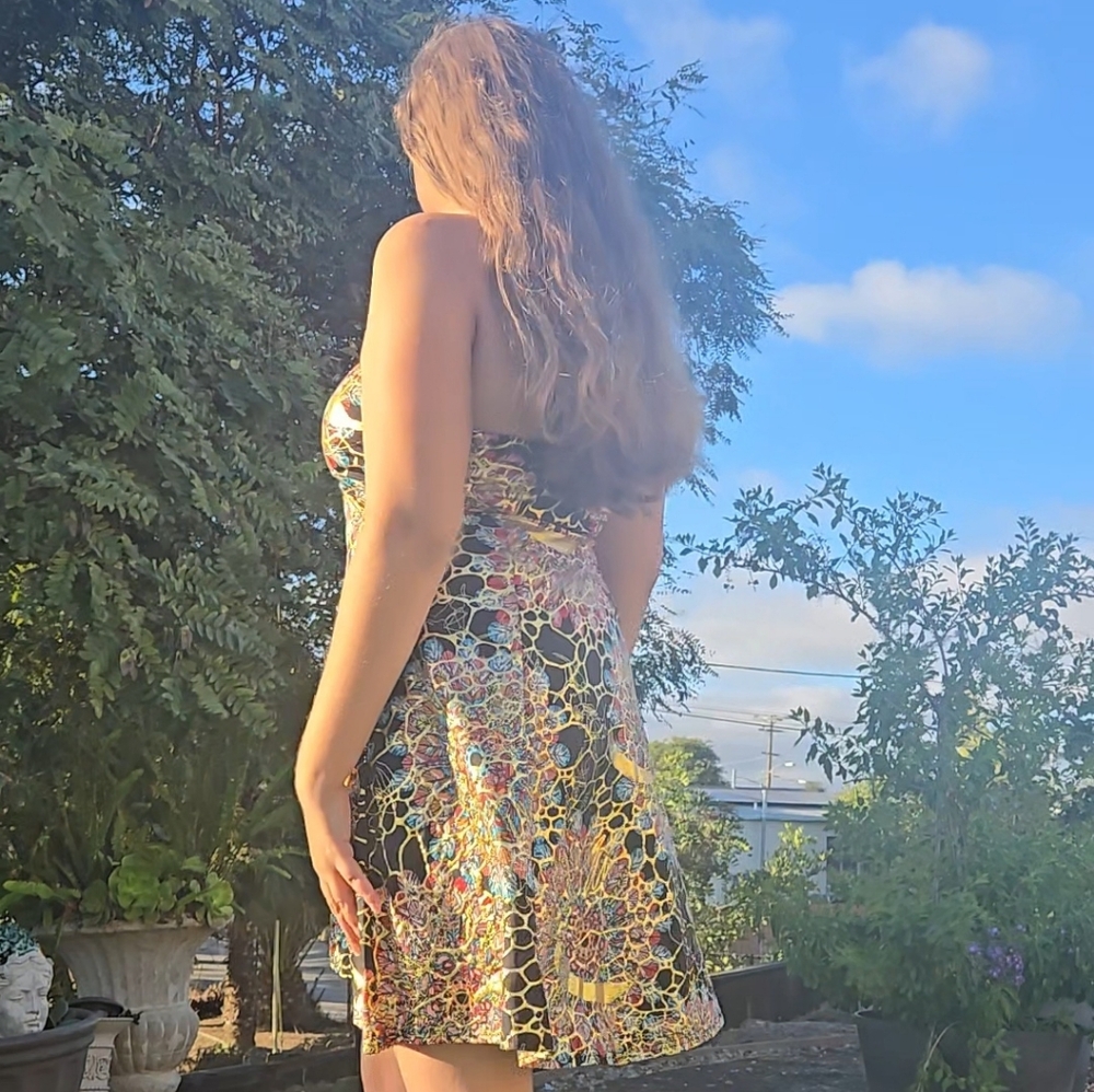 Colorful Patterned Dress - Picture 2 of 11